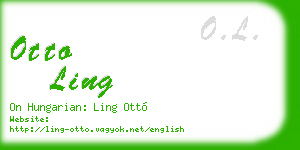 otto ling business card